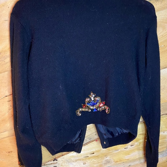 Vintage Beaded Cardigan size small - Picture 4 of 4